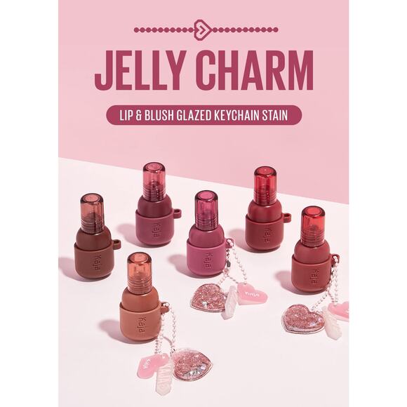 Kaja Jelly Charm Lip & Cheek Stain – Hydrating,Buildable- 0.17oz - Cherry Spritz - Picture 2 of 9